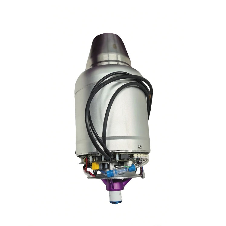 Micro turbojet engine with external wiring
